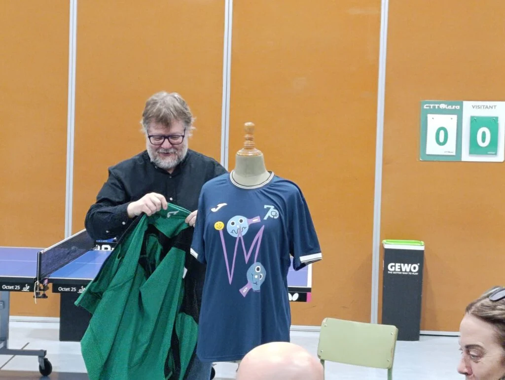 Presentació de la samarreta commemorativa del 70è aniversari del CTT Olesa
